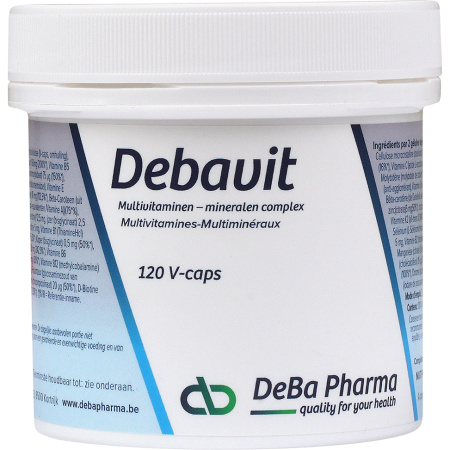 Deba Pharma Debavit Multivitaminen Multimineralen 120 Capsules