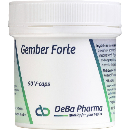 Deba Pharma Gember Forte 90 Vegetarische Capsules