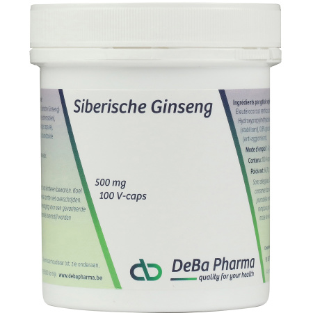 Deba Siberische Ginseng 500mg Capsules 100