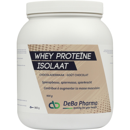 Deba Whey Proteïne Isolaat Chocolade Pot 900g