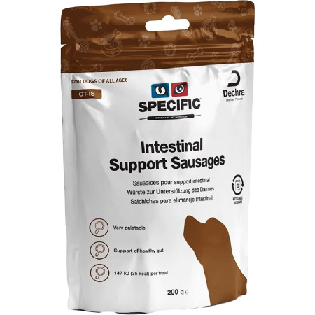Dechra Specific CT-IS Intestinal Support Sausages Hond 200g (214060)