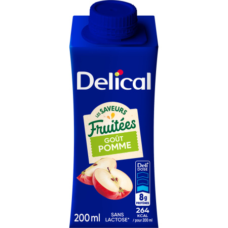 Delical Fruitdrank Appel 4x200ml