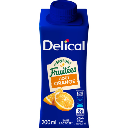 Delical Fruitdrank Sinaasappel 4x200ml