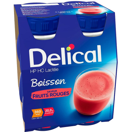 Delical HP HC Rode Vruchten 4x200ml