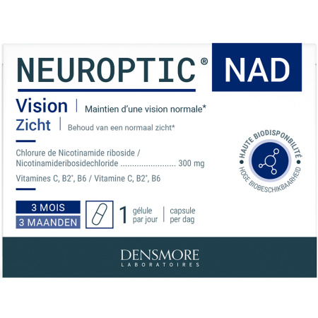 Densmore Neuroptic NAD Ogen & Normaal Zicht Nicotinamide Riboside Vitaminen B2/B6/C 90 Capsules