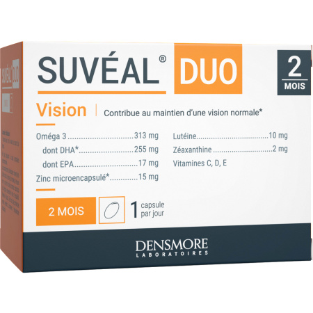 Densmore Suvéal Duo Voedingssupplement Normaal Zicht 60 Capsules