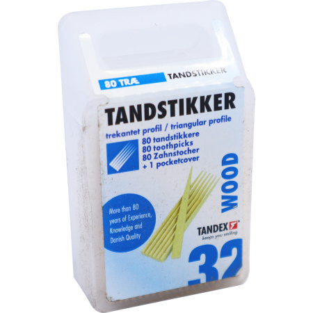 Deprophar Tandex Houten Tandenstokers 80 Stuks