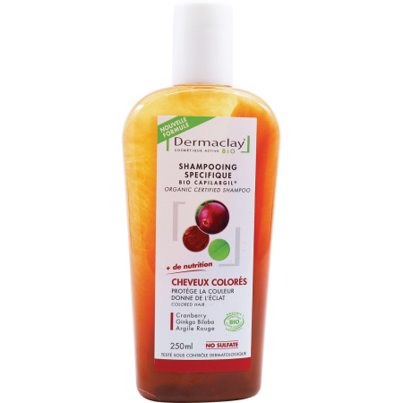 Dermaclay Organic Certified Shampoo Gekleurde Haar 250ml