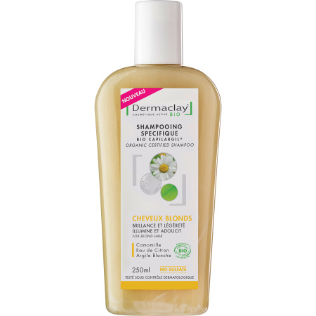 Dermaclay Bio Shampoo Blond Haar Fles 250ml