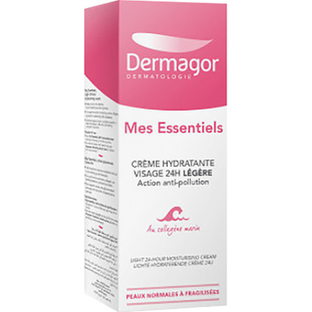 Dermagor Mes Essentiels Hydraterende Gezichtscrème 24U Lichte Normale Tot Verzwakte Huid Tube 40ml