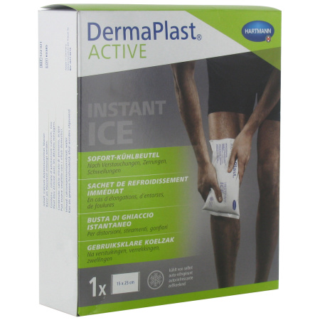 Hartmann DermaPlast Active Instant Ice Grote Verpakking 15x25cm 1 Stuk