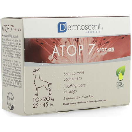 Dermoscent Atop 7 Spot-On Hond 10-20kg 4x1,2ml