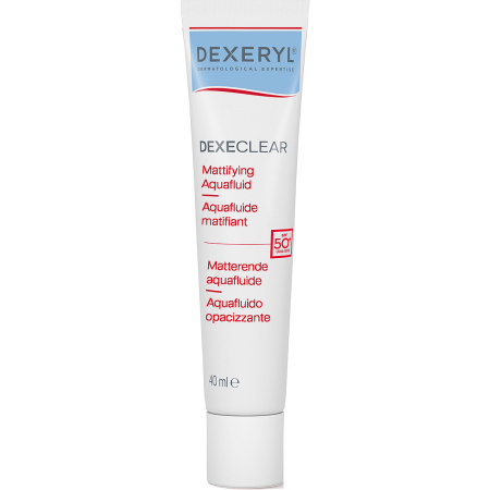 Dexeryl Dexeclear Matterende Aquafluïde SPF50+ Voor Vette Acnegevoelige Huid 40ml