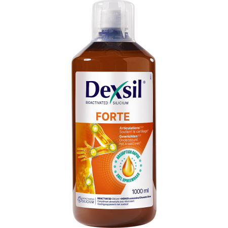 Dexsil Forte Gewrichten Silicium Bio-Activated + MSM Glucosamine Chondroïtine Oplossing 1l