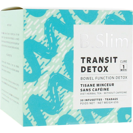 DietWorld B.Slim Transit Detox Cafeïnevrije Afslanken Kruidenthee 30 Theezakjes