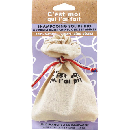 DietWorld Shampoo Vast Roze Klei Bio 65g