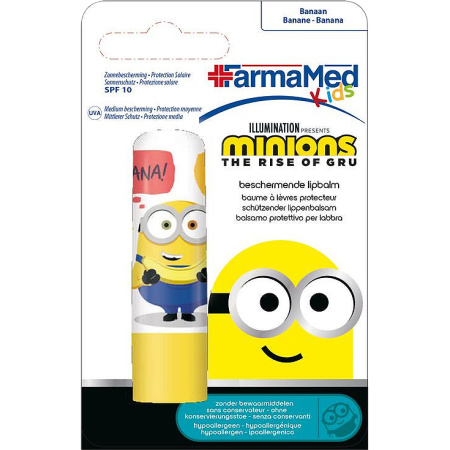 Disney Beschermende Lipbalsem SPF10 Minions Bananensmaak 1 Stuk