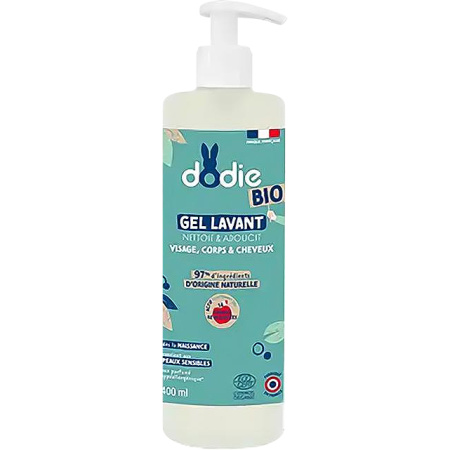 Dodie Baby Wasgel 3in1 Gezicht Lichaam En Haar Bio Gevoelige Huid 400ml