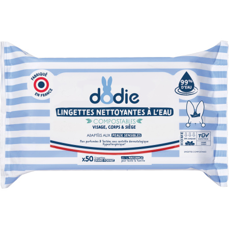 Dodie Water Reinigingsdoekjes 50 Stuks
