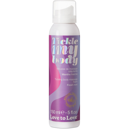 Love To Love Tickle My Body Massage Mousse Munt 150ml