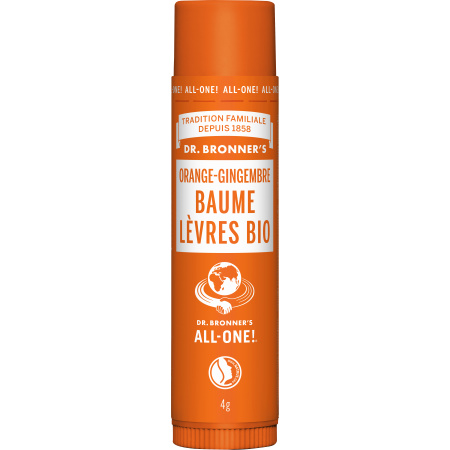 Dr Bronner's Lipbalsem Orange En Ginger 4g