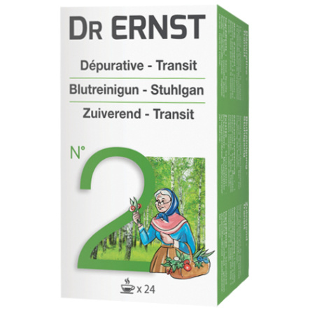 Dr Ernst Filtrette N˚2 Zuiverende - Laxerende Kruidenthee 24 Infusies