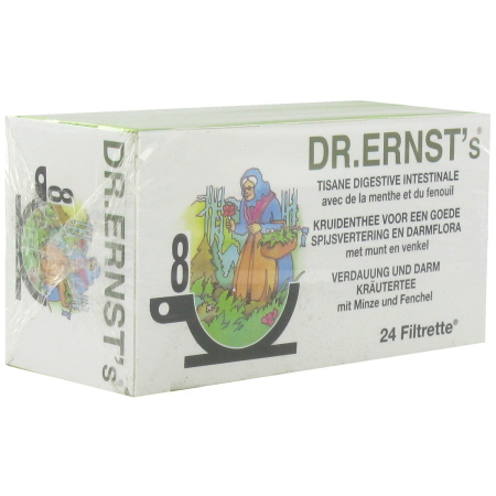Dr Ernst's Filtrette N˚8 Kruidenthee Goede Spijsvertering En Darmflora 20 Infusies