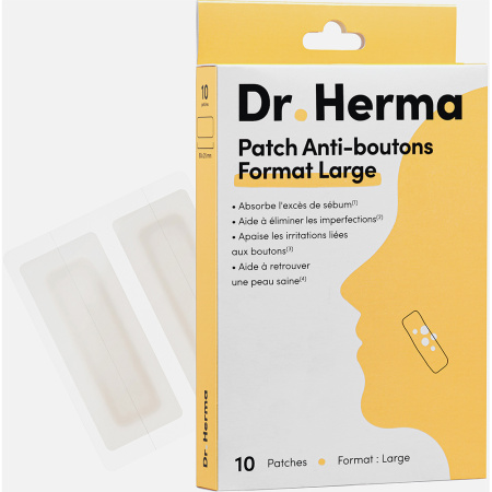 Dr. Herma Anti-Puisten Patches Formaat Large 10 Patches