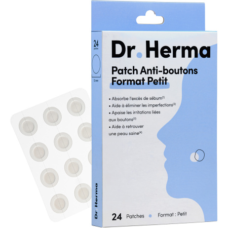 Dr. Herma Anti-Puisten Patches Formaat Klein 24 Patches