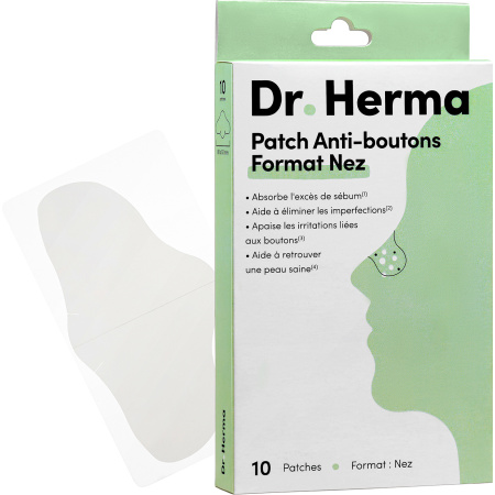 Dr. Herma Anti-Puisten Patches Formaat Neus 10 Patches