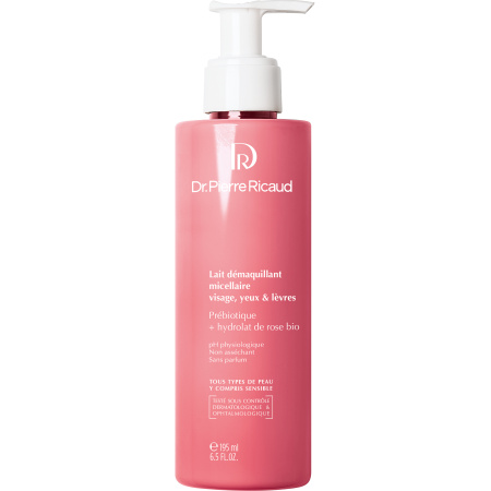 Dr. Pierre Ricaud Micellaire Reinigingsmelk Prebiotisch + Bio Rozenhydrolaat 195ml