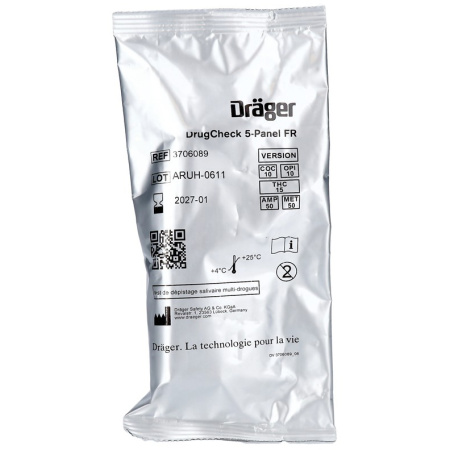 Dräger Drugcheck 3000 Speeksel Amp/Coc/Met/Opi/Thc