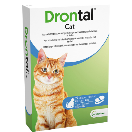 Drontal Kat Ontwormingstabletten 24 Tabletten
