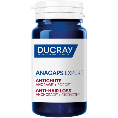 Ducray Anacaps Expert Tegen Haaruitval Verankering + Kracht 1 Maand 30 Capsules