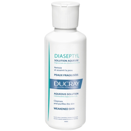 Ducray Diaseptyl Oplossing Gevoelige Huid Reinigt & Zuivert 125ml