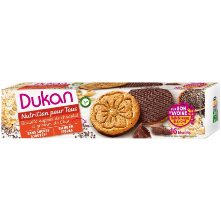 Dukan Koekjes Met Chocolade En Chiazaden 16 Koekjes