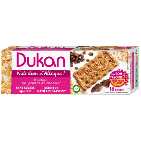 Dukan Koekjes Stukjes Chocolade 18 Koekjes