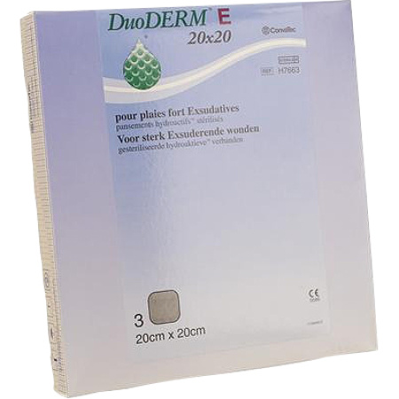 Duoderm E Hydroact 20x20cm H 7663 Stuks 3
