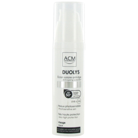 Duolys Zonnecreme Anti-Aging Gezicht SPF50+ Pompfles 50ml