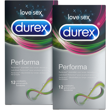 Durex Duopack Performa 2 x 12 Condooms