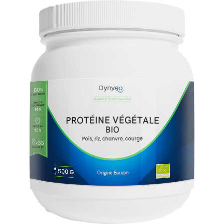 Dynveo Bio Plantaardig Proteïne 80% Proteïne Poeder 500g