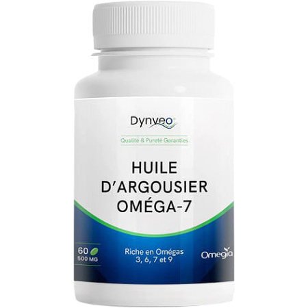 Dynveo Duindoornolie Omega-7 500mg 60 Capsules