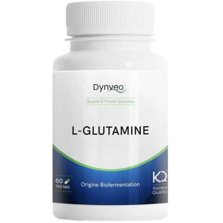 Dynveo Natuurlijke Plantaardige L-Glutamine 750mg 60 Capsules