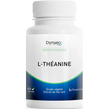 Dynveo Plantaardige L-Theanine Gestandaardiseerd Op 40% 100mg 60 Capsules