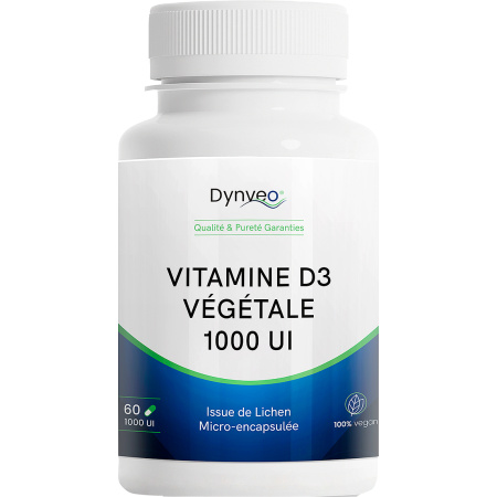 Dynveo Plantaardige Vitamine D3 1000IE 60 Capsules