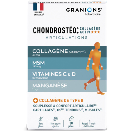 Granions Chondrostéo Collagen Activ 30 Capsules