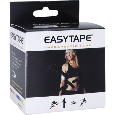 Easytape Therapeutic Tape Kinesiology Zwart 1 Stuk