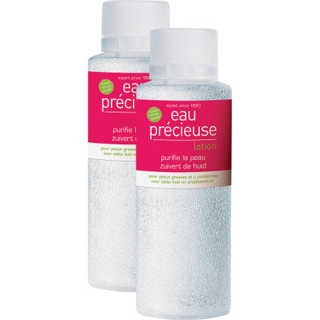 Eau Précieuse Reinigingslotion Gelaat Voor Vette Huid En Probleemhuid Duopack 2x375ml