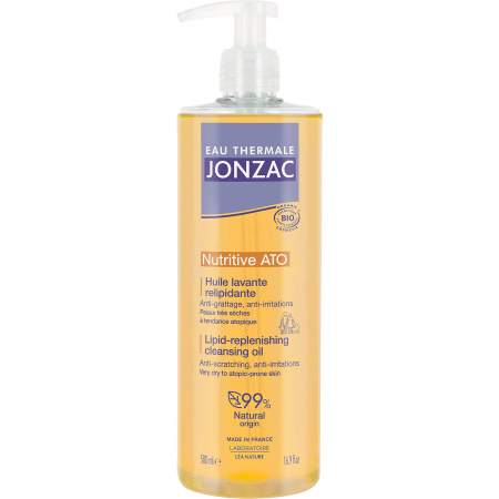 Eau Thermale Jonzac Nutritive AP+ Reinigingsolie Bio Pompfles 500ml