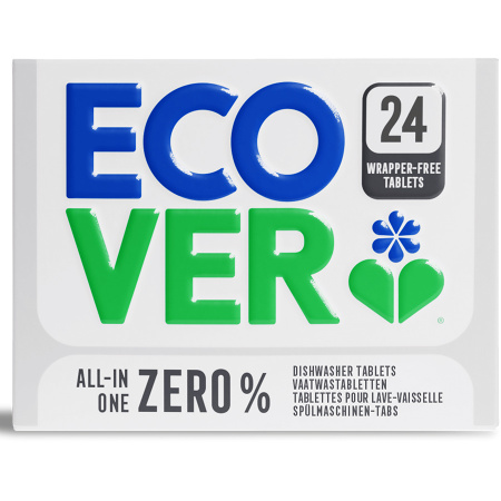 Ecover All-In-One Zero Vaatwastabletten 24 Stuks 0,42kg